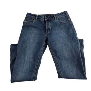 Prana Women's Denim Pants Size 8/29 Dark Wash Slim Fit Stretch Casual Jeans‎